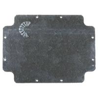 Aluminium bottom plate for Gewiss GW44207 box 190 × 140 