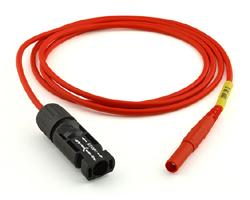 Cable de prueba MC4 Macho Rojo Stäubli PV-AMLS4/150 