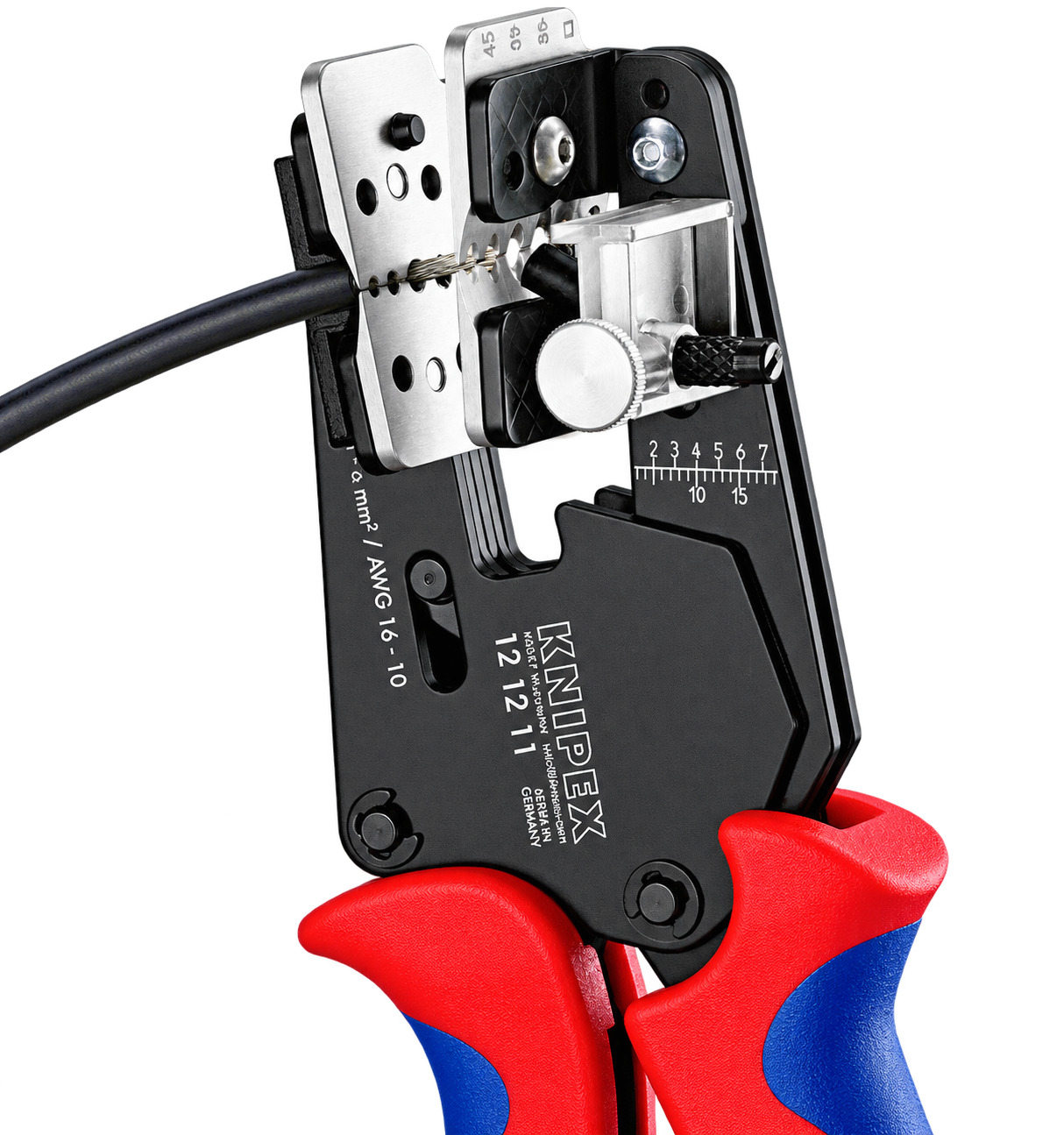 Stripping pliers 1.5/2.5/4/6 mm² Knipex 12 12 11 