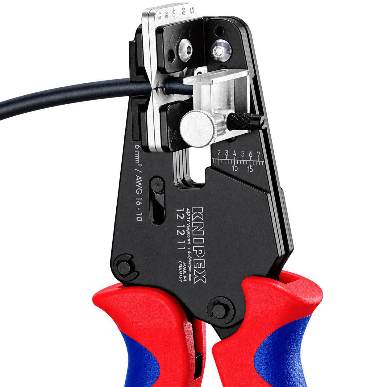Stripping pliers 1.5/2.5/4/6 mm² Knipex 12 12 11 